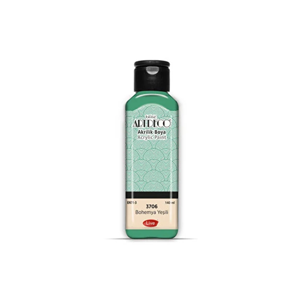 AKRİLİK BOYA-140ML.ARTDECO*3667-YAYLA YEŞİLİ