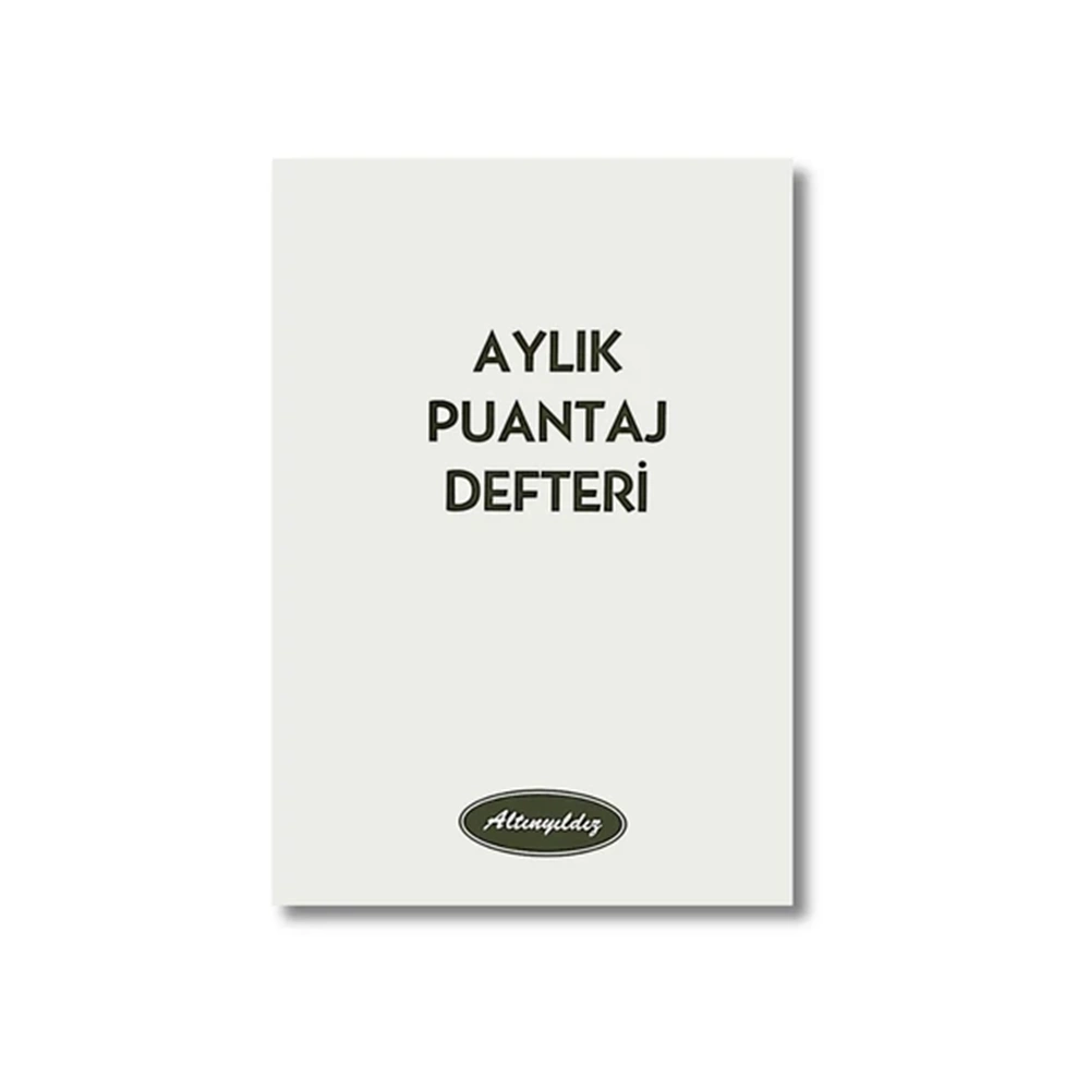 PUANTAJ DEFTERİ*KÜÇÜK BOY