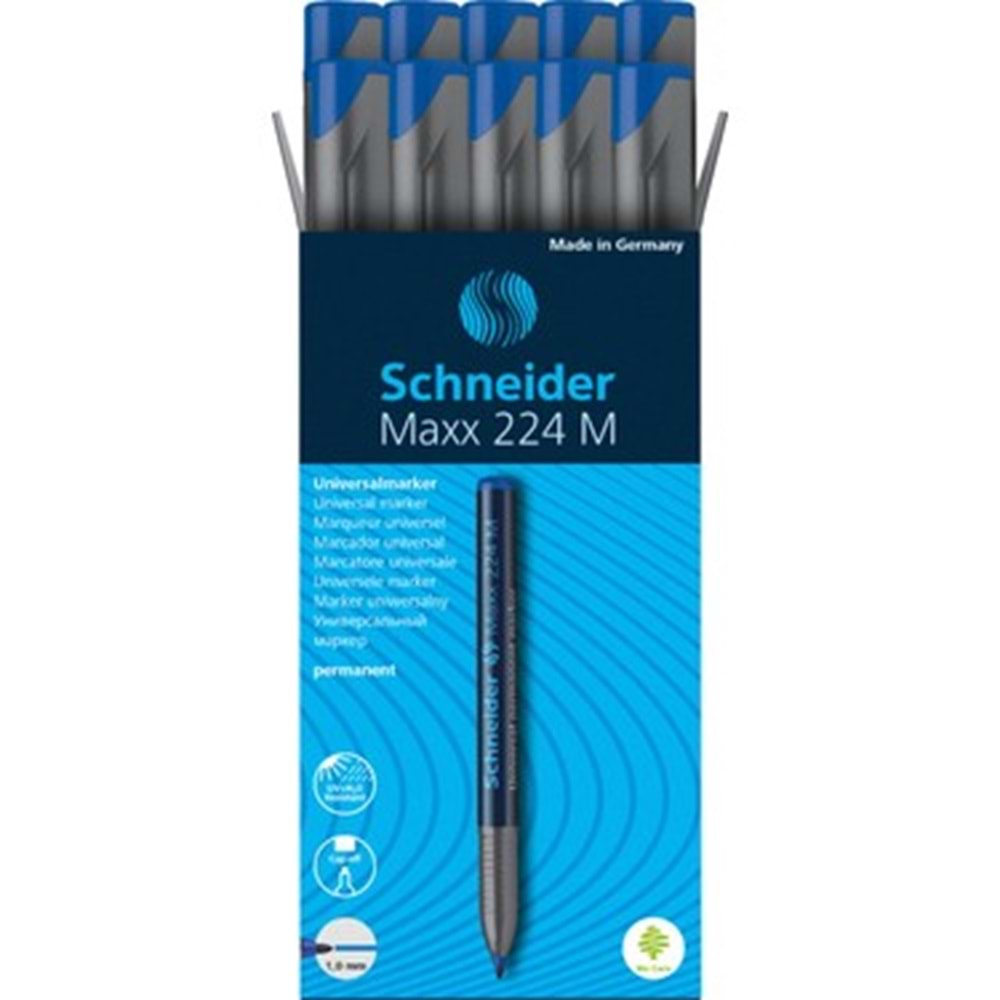 ASETAT KALEMİ-MAXX 224 PKT*10 M-MAVİ