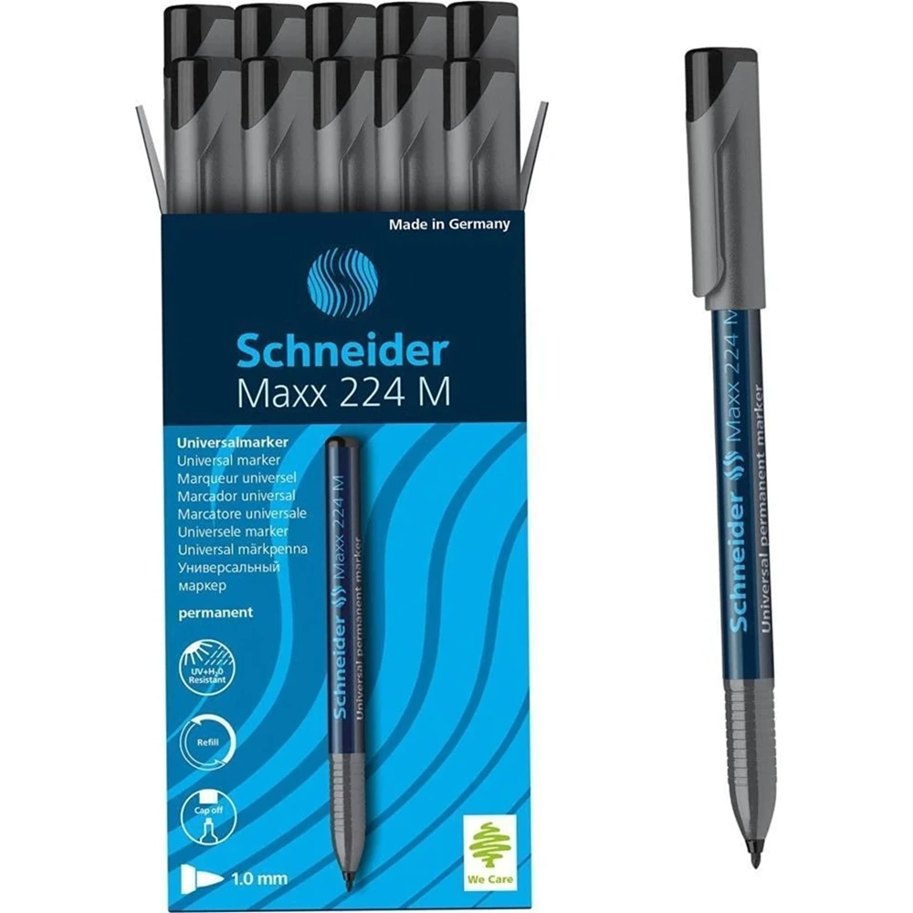 ASETAT KALEMİ-MAXX 224 PKT*10 M-SİYAH