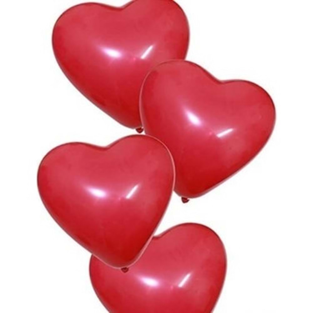 BALON-KALPLİ RANCHİ-KIRMIZI PKT*100
