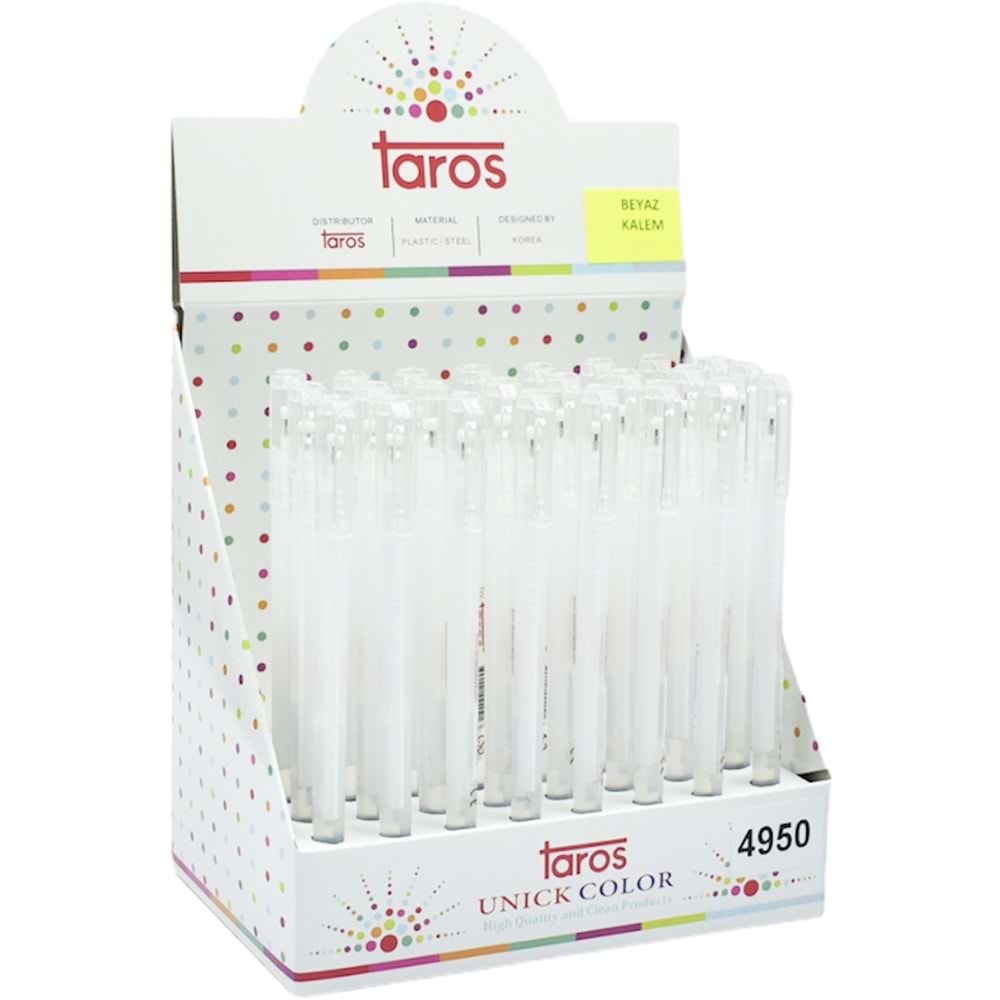 JEL KALEM-BEYAZ KALEM TAROS PKT*48