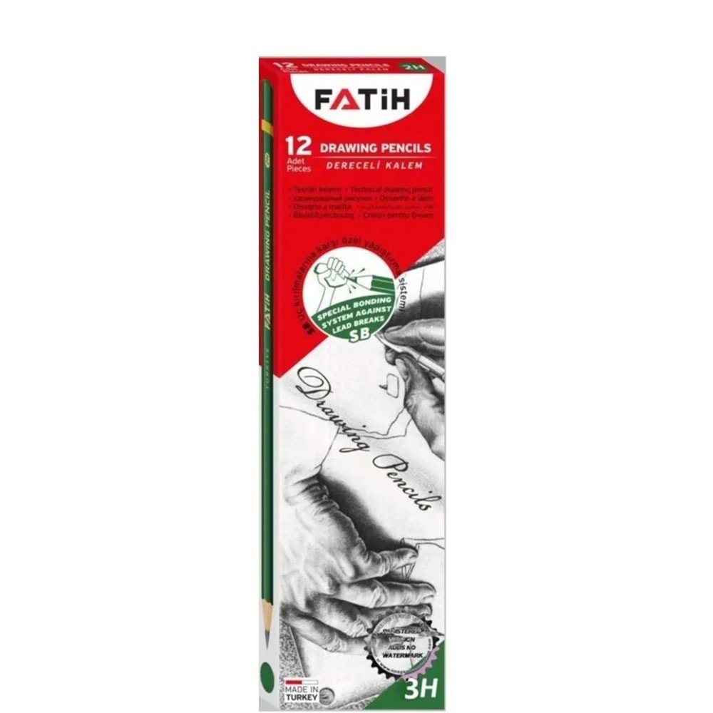 DERECELİ KALEM-FATİH PKT*12 *3H
