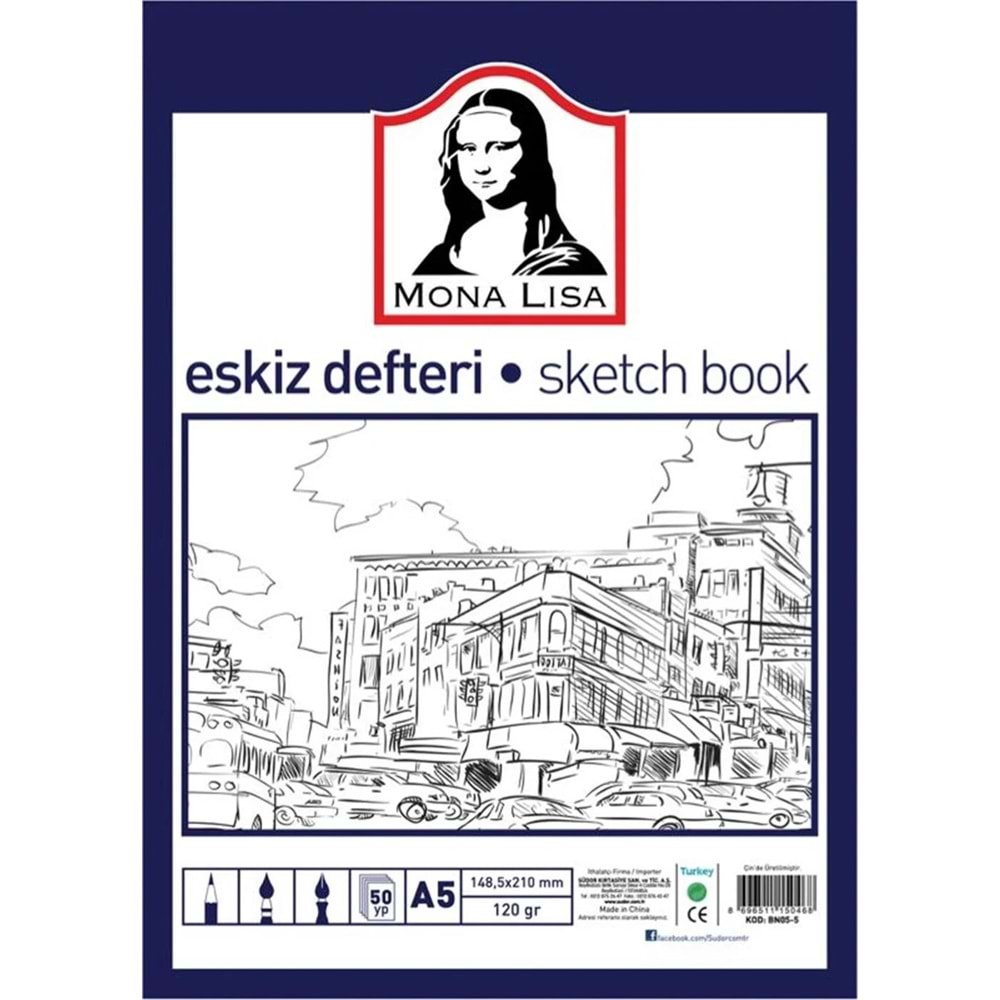 ESKİZ DEFTERİ-SÜDOR A5 120GR.50YP.
