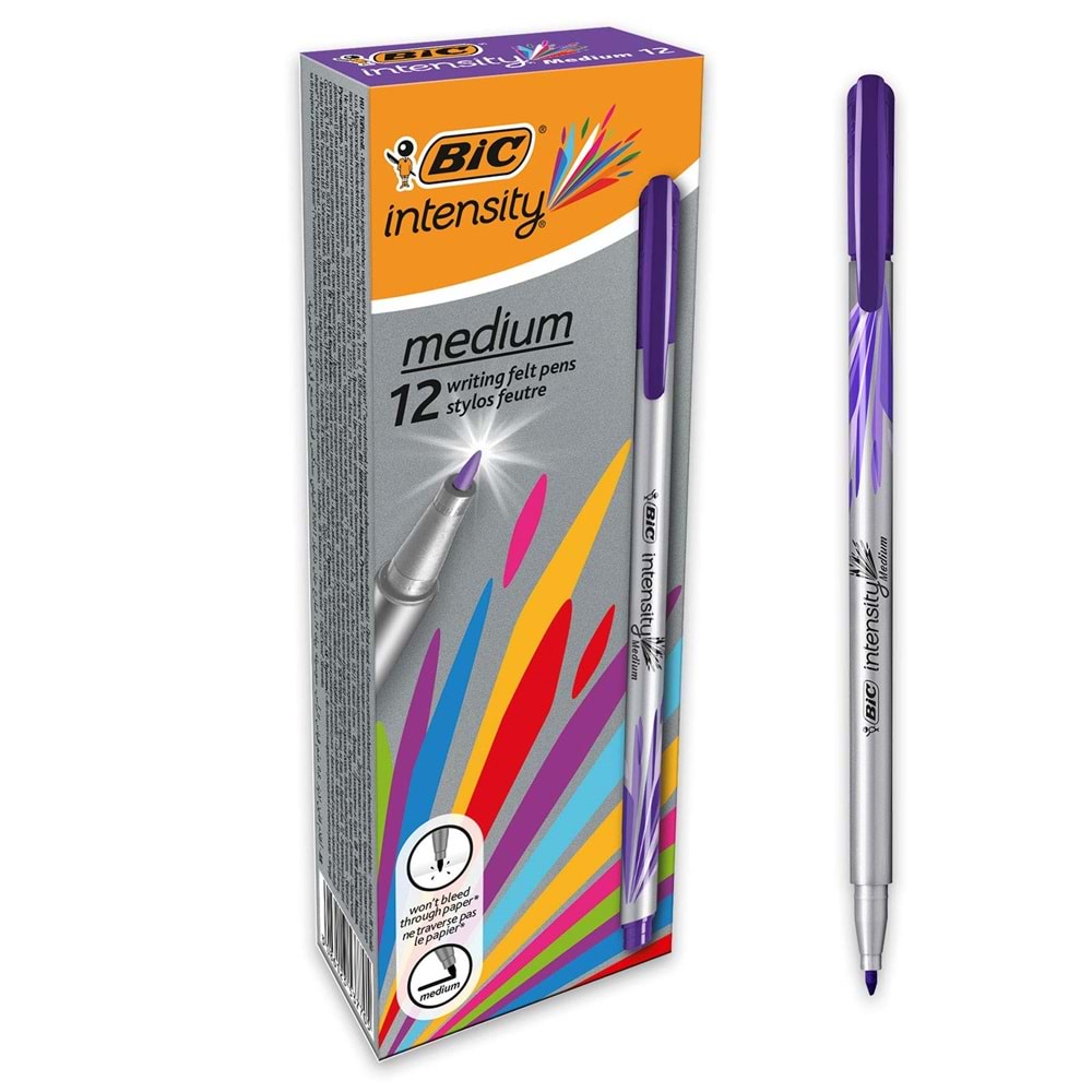 FINELINER KALEM-BİC İNTENSİTY LİNER 0,4MM PKT*12-MOR