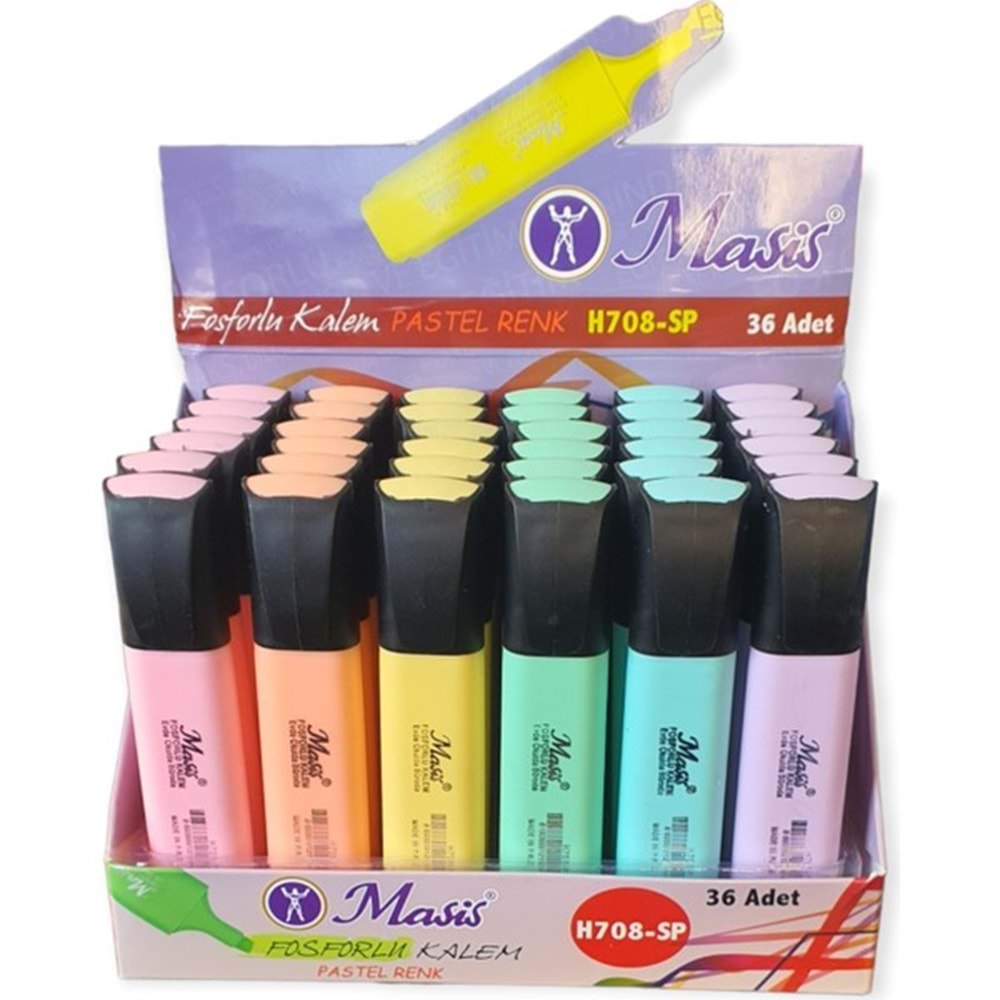 FOSFORLU KALEM-MASİS PKT*36 STANDLI PASTEL