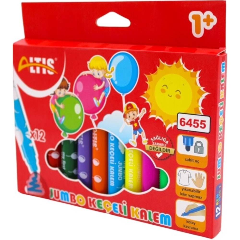 KEÇELİ KALEM-ALTİS JUMBO PKT*12
