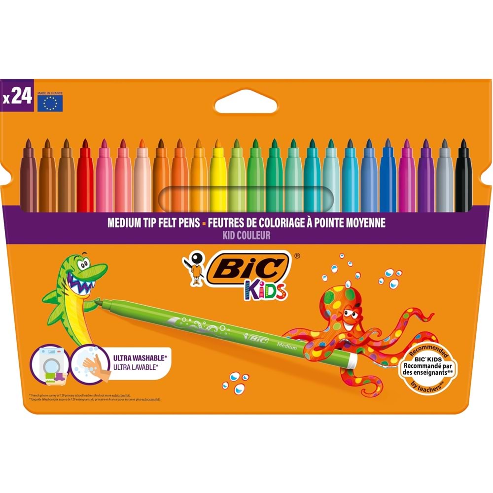KEÇELİ KALEM-BİC KİDS COULOUR PKT*24