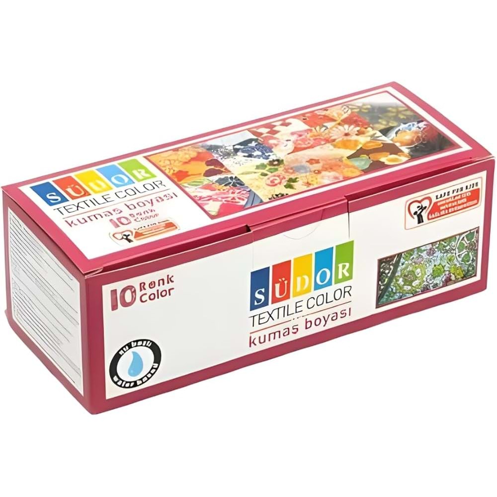 KUMAŞ BOYASI-SÜDOR 25ML.PKT*10
