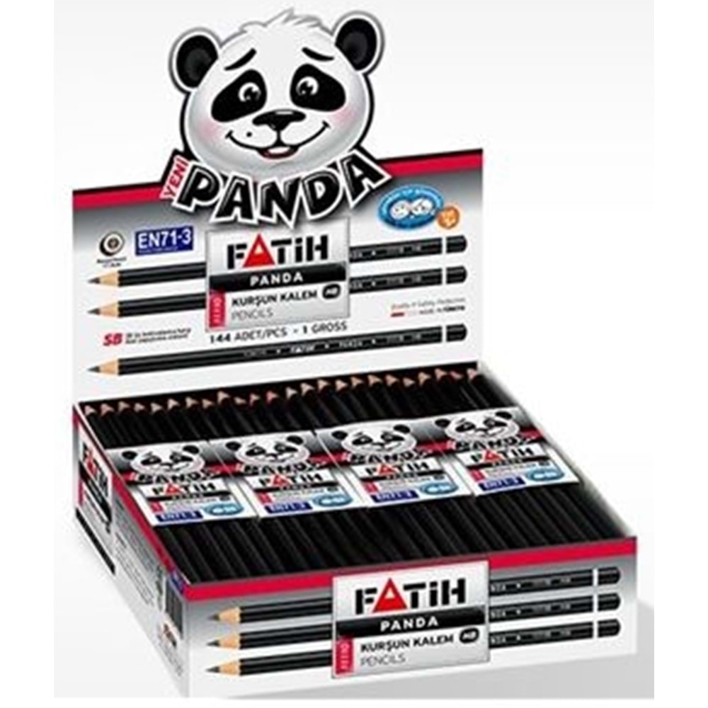 KURŞUN KALEM-FATİH PANDA YUVARLAK PKT*144