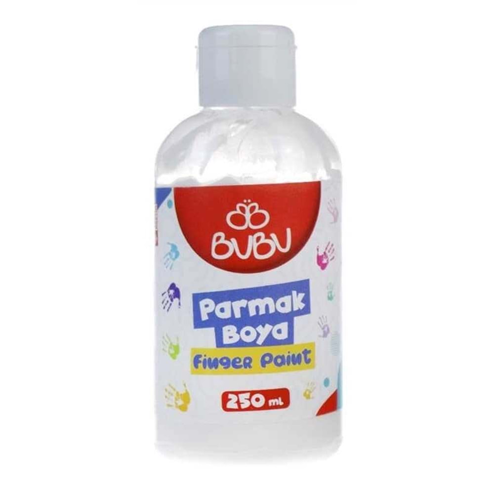 PARMAK BOYASI-BUBU 250ML*BEYAZ