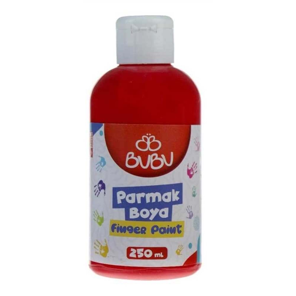 PARMAK BOYASI-BUBU 250ML*KIRMIZI