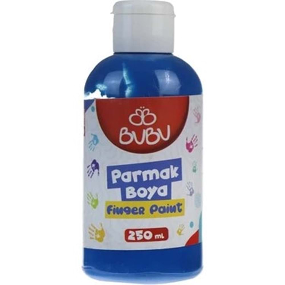 PARMAK BOYASI-BUBU 250ML*MAVİ