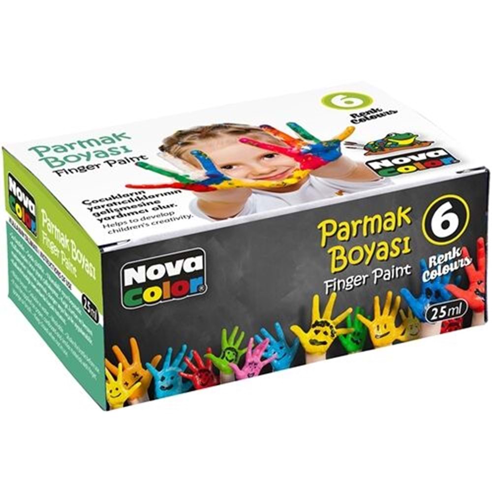 PARMAK BOYASI-NOVACOLOR 25ML.PKT*6
