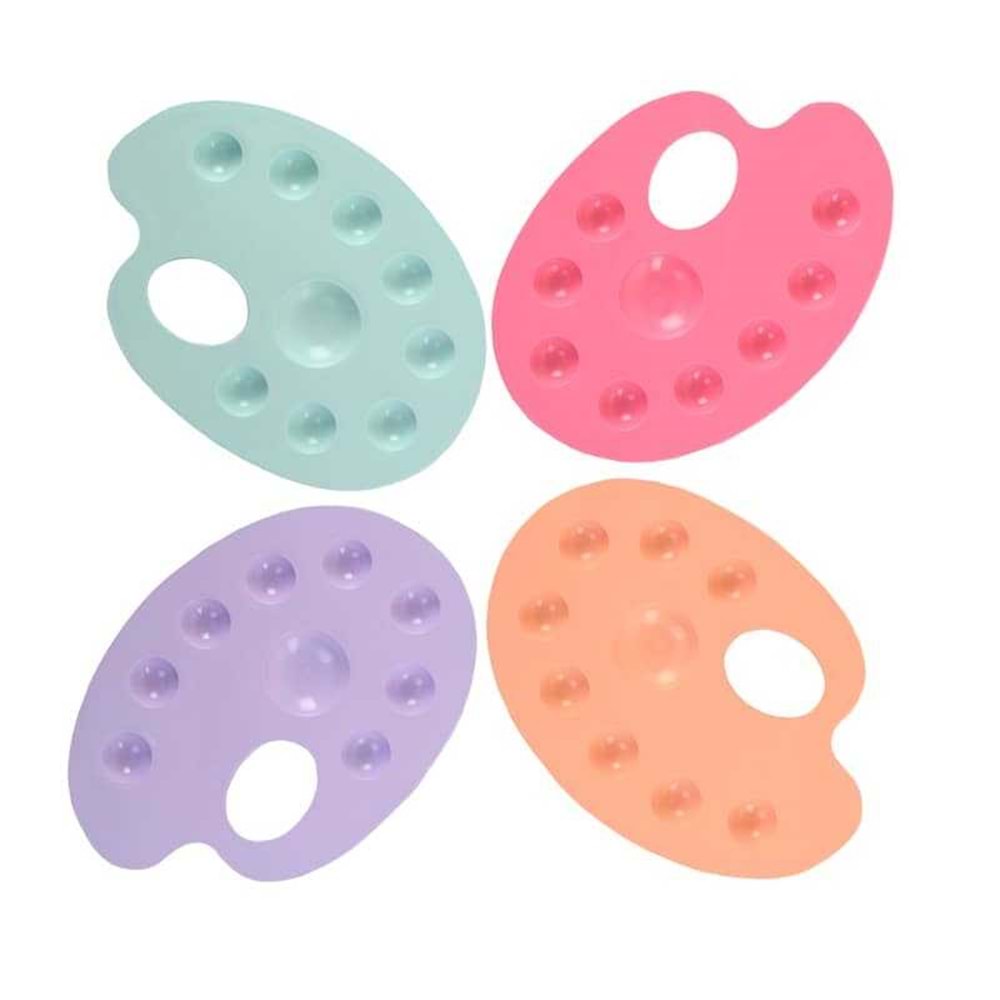 RESİM PALETİ-OPS 19CM RENKLİ PKT*24