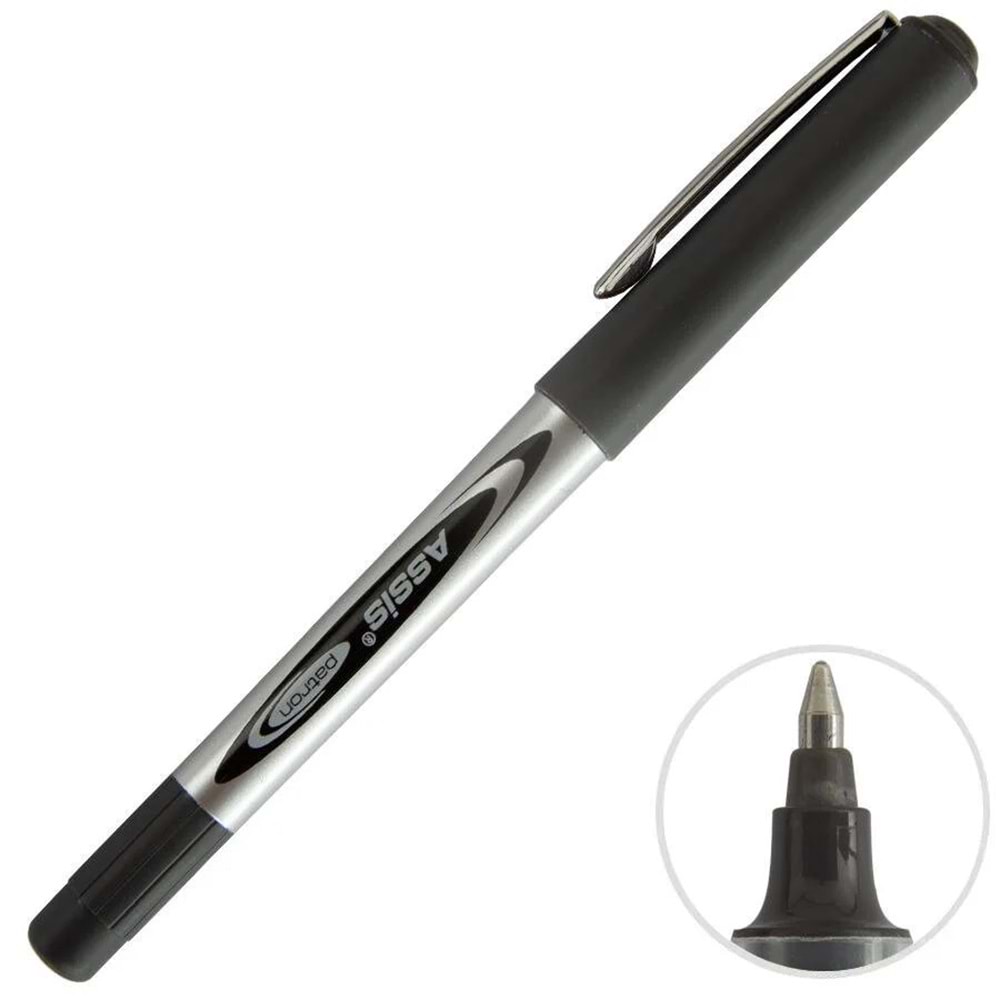 ROLLER KALEM-ASSİS 0,7MM.PKT*12*SİYAH