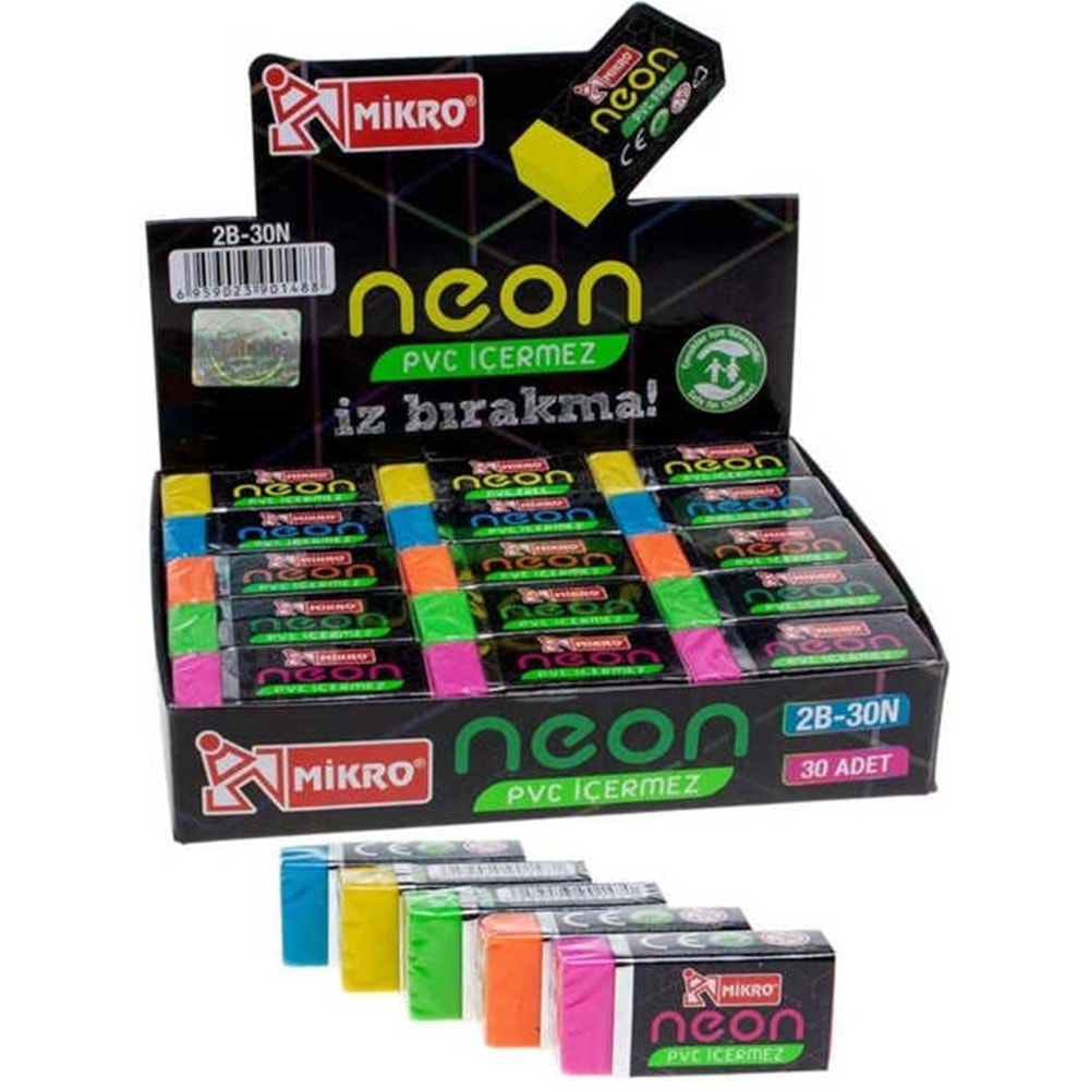 SİLGİ-MİKRO NEON SOFT PKT*24