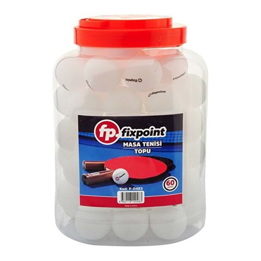 MASA TENİS*KAVANOZ PKT*60-BEYAZ