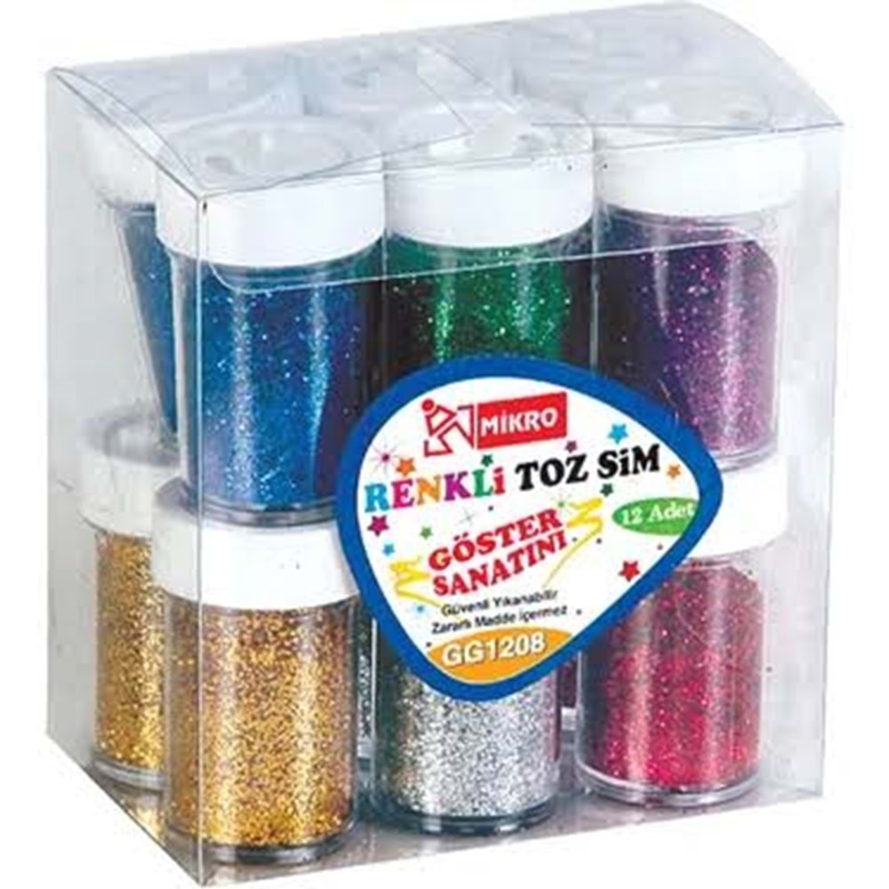 TOZ SİM-MİKRO TUZLUKLU PKT*12-KARIŞIK RENK