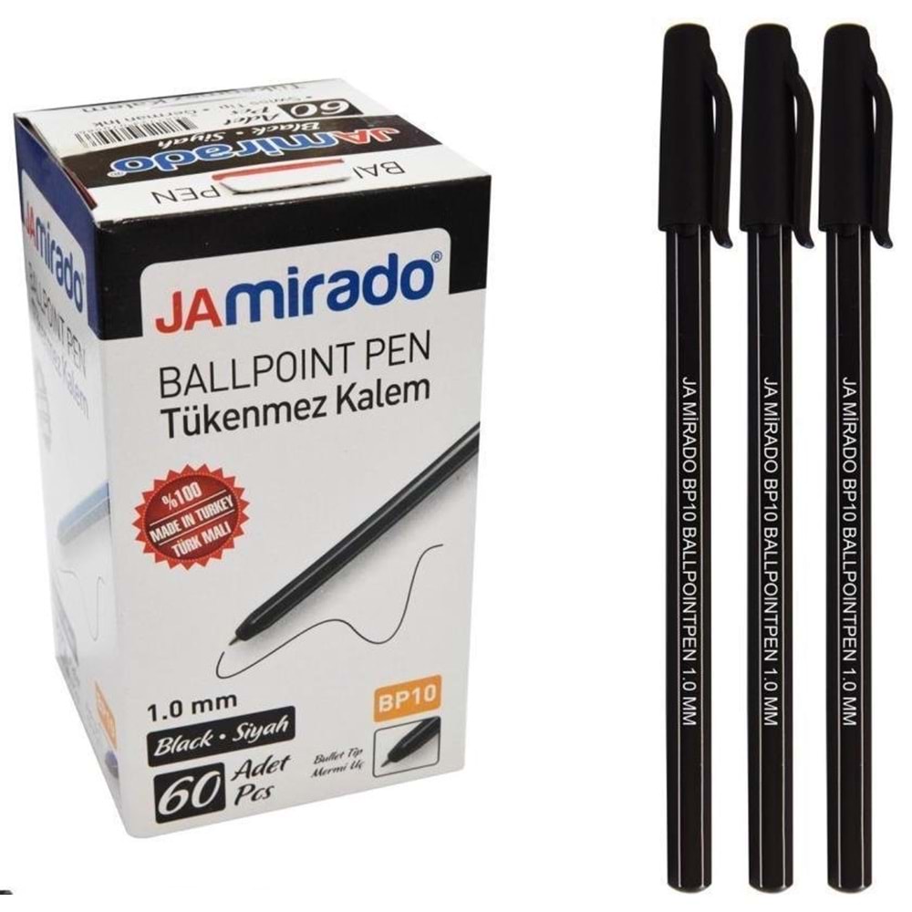 TÜKENMEZ KALEM-JAMİRADO 1.0 PKT*60-SİYAH
