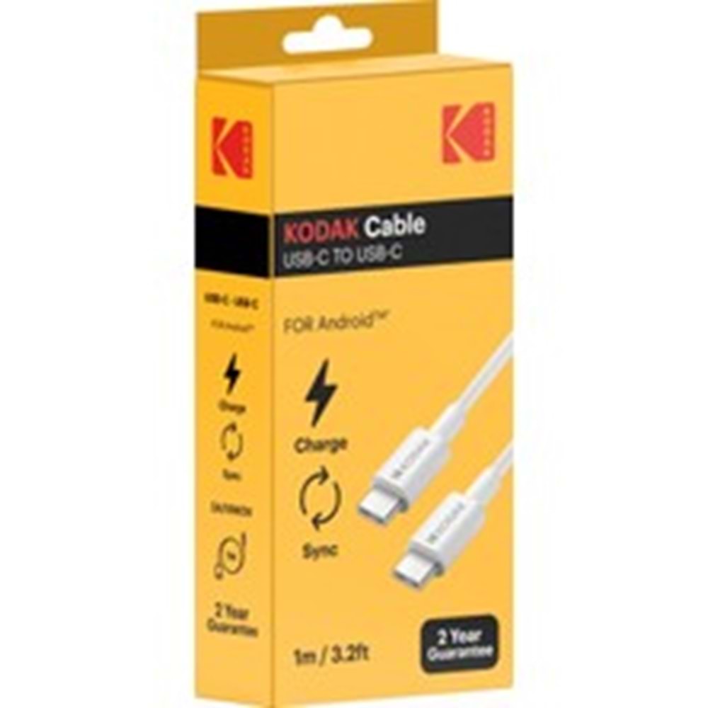 USB KABLO-KODAK 1.0 MT.*TYPE C-İPHONE