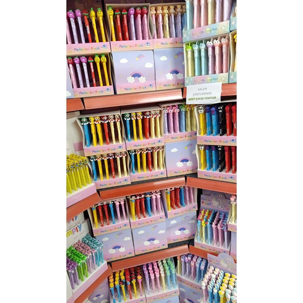 VERSATİL KALEM-FİGÜR BAŞLIKLI KARIŞIK 0,7 PKT*36