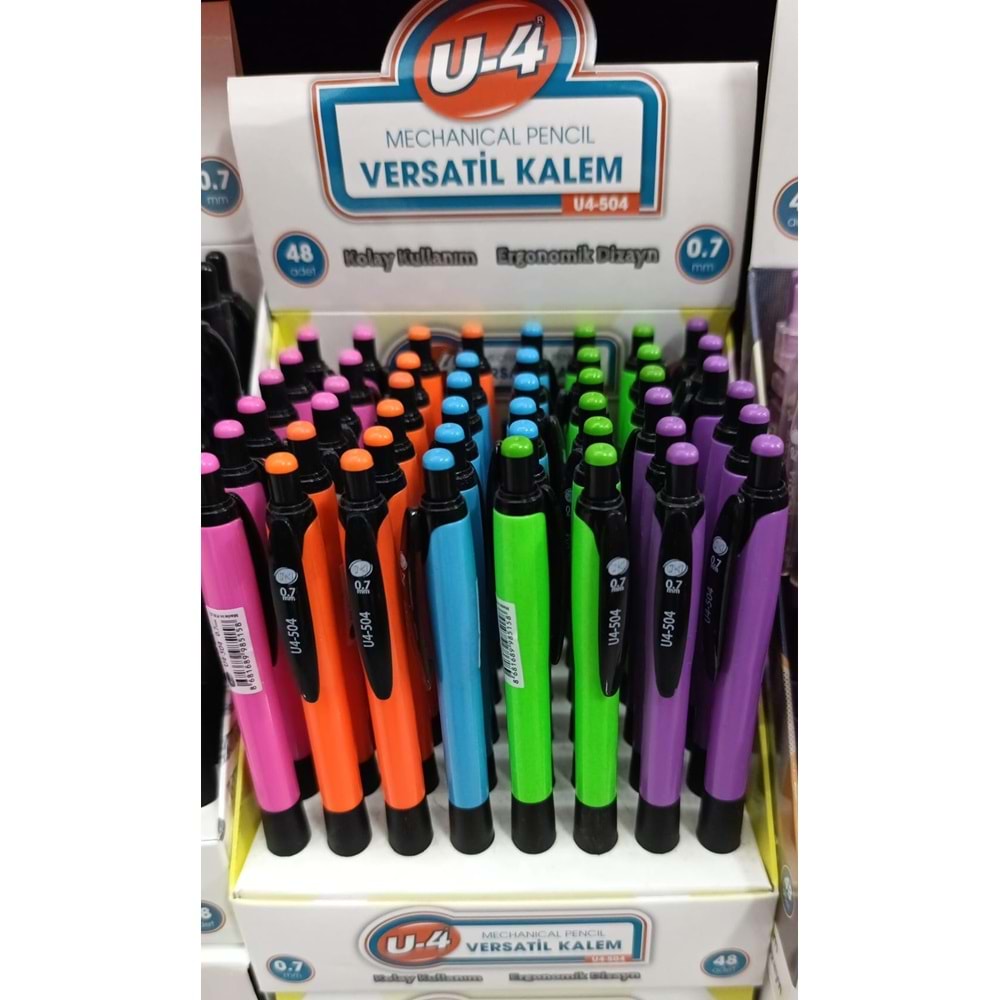 VERSATİL KALEM-U4 0,7 PKT*48 U4-504