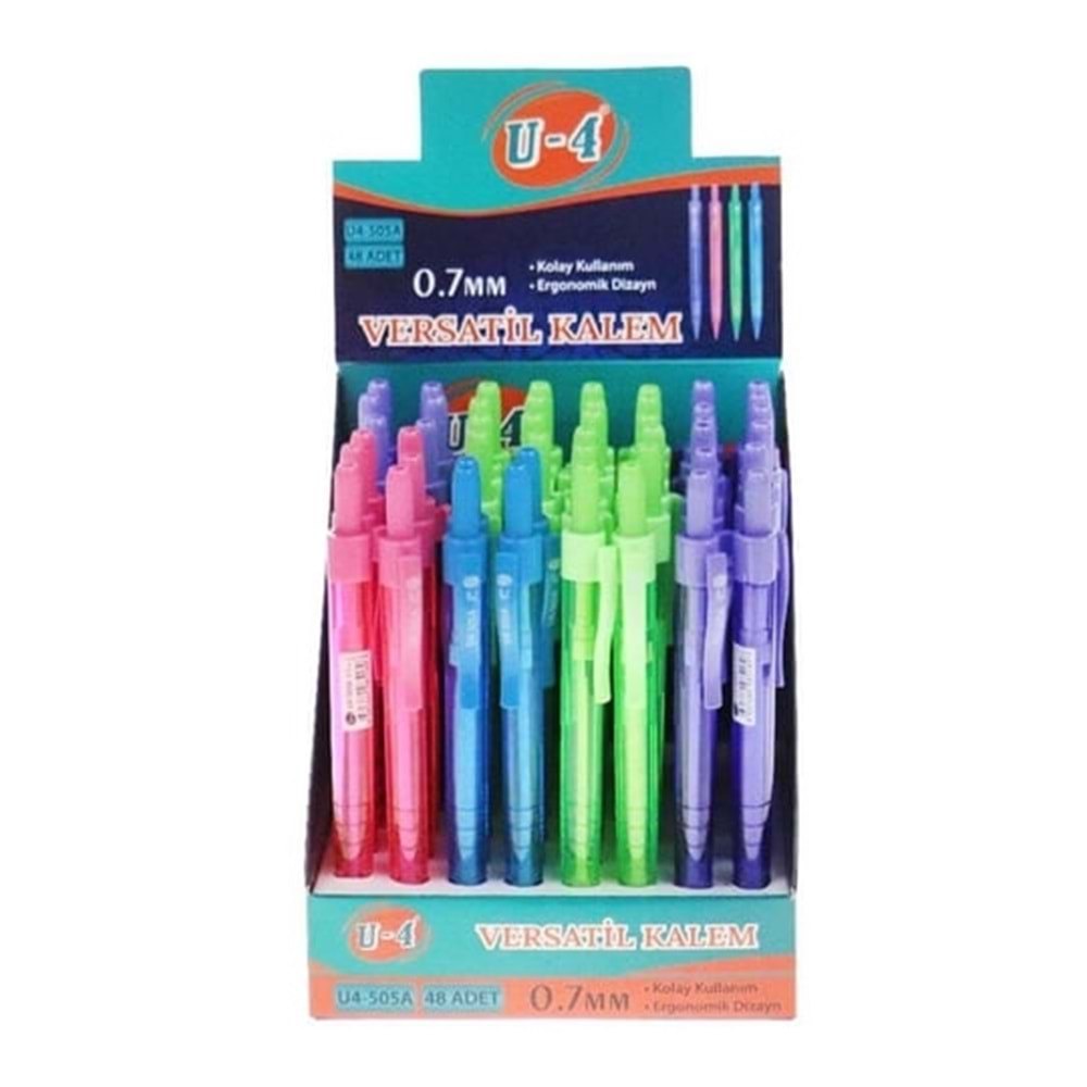 VERSATİL KALEM-U4 0,7 PKT*48 U4-505A