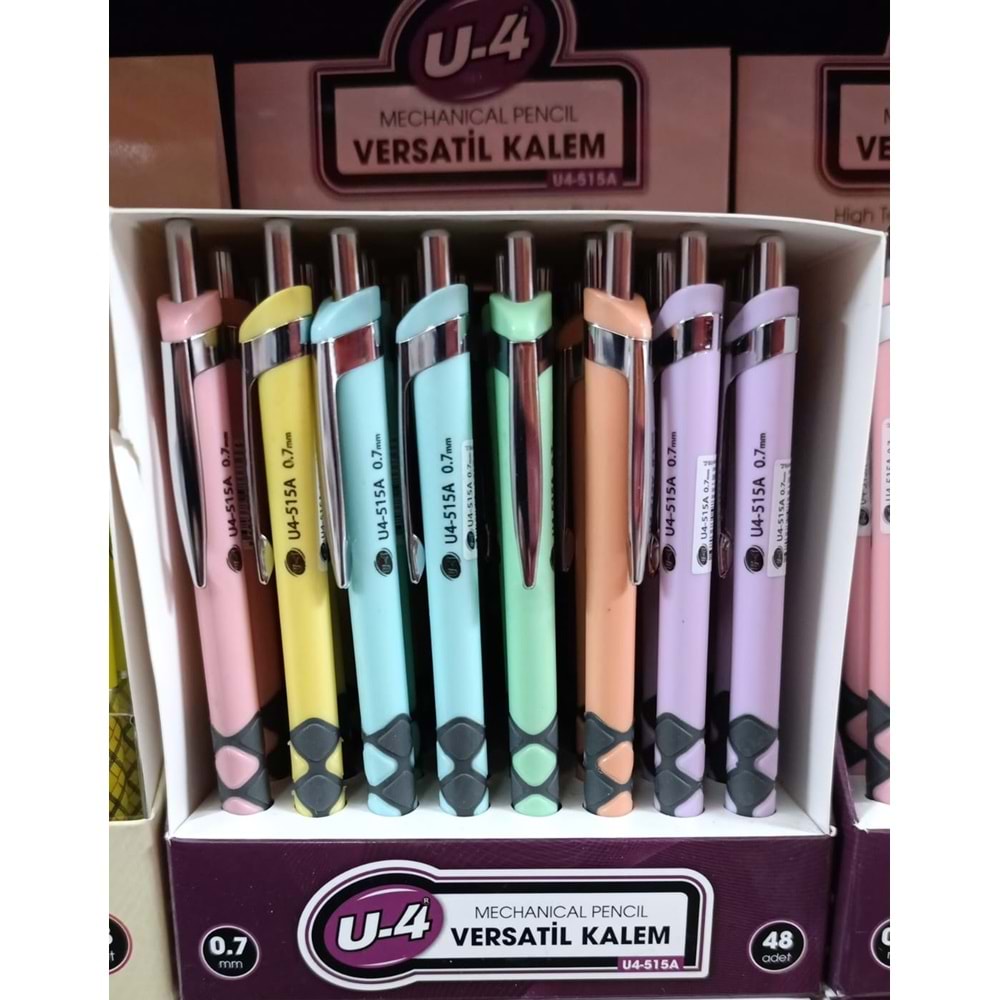 VERSATİL KALEM-U4 0,7 PKT*48 U4-515A