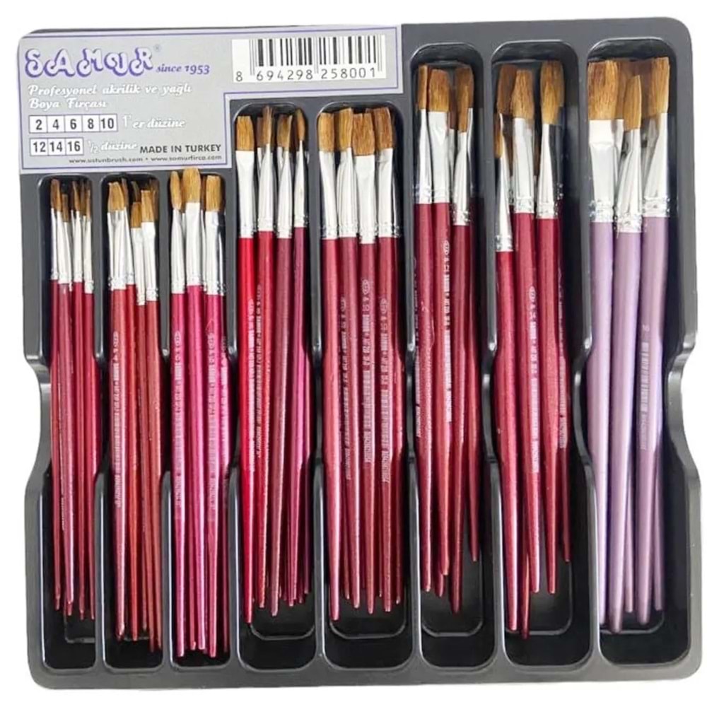 YAĞLI BOYA SET-SAMUR PKT*78*SÜPER SET