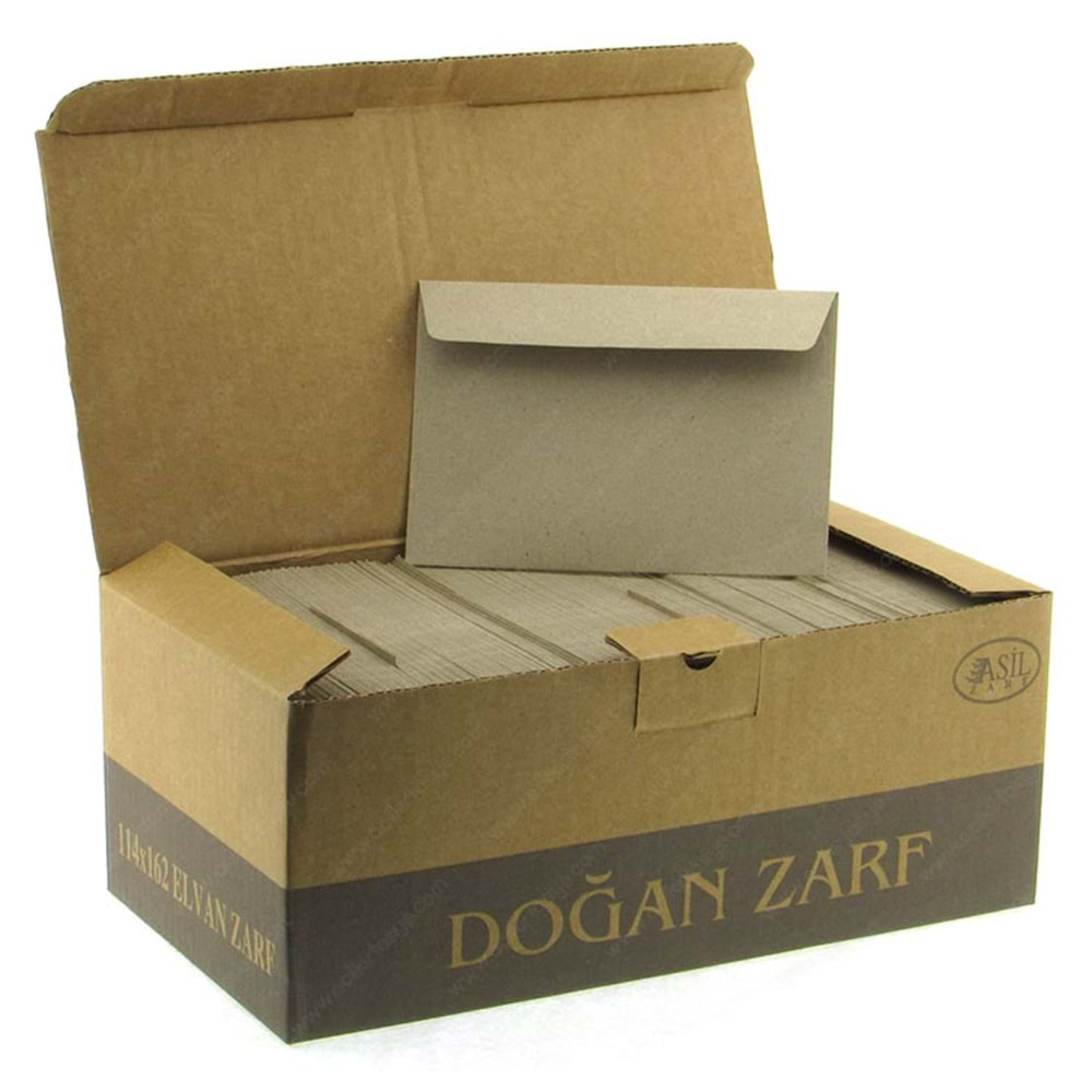 ZARF-MEKTUP SLİKONLU*KRAFT PKT*500