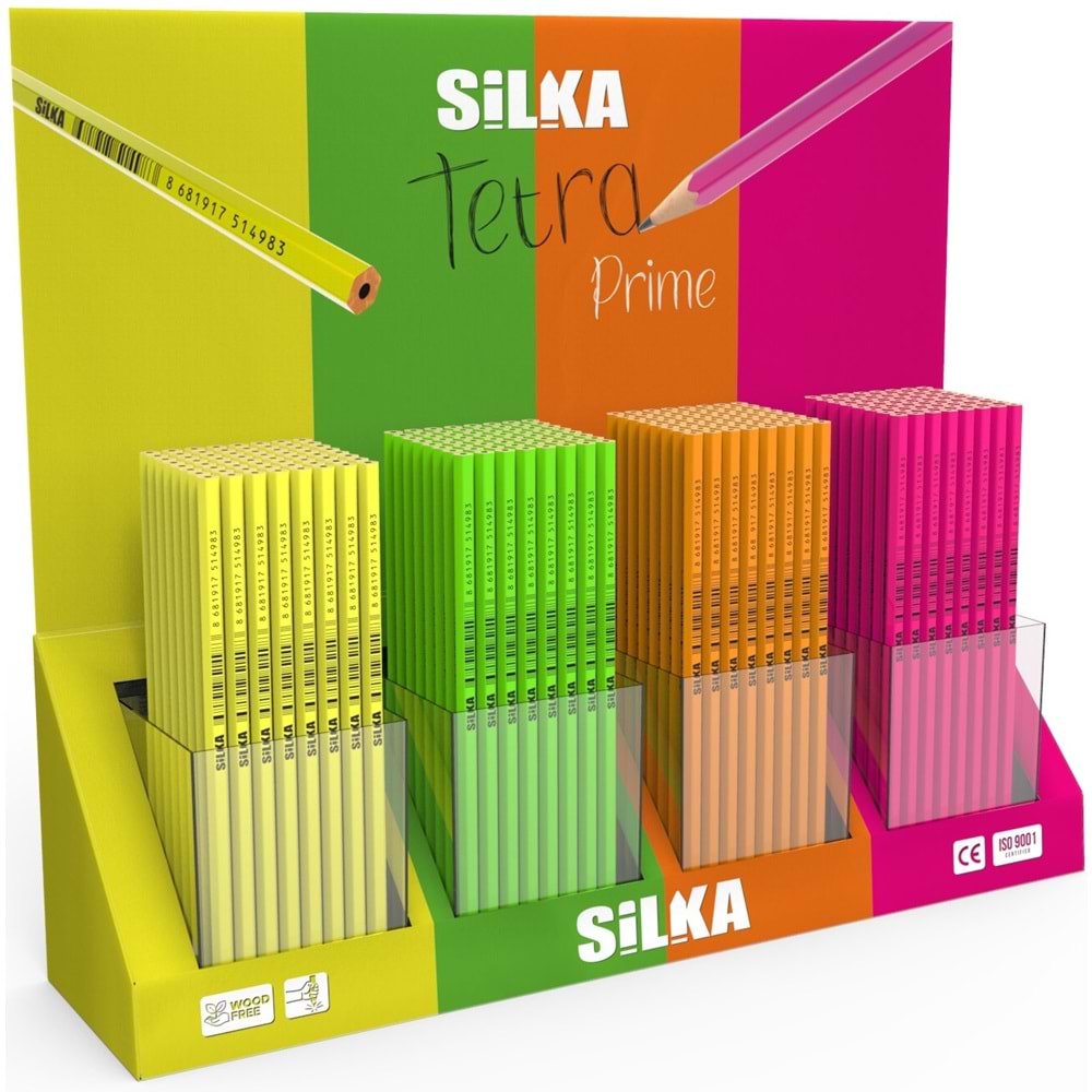 KURŞUN KALEM-SİLKA HEX PRIME NEON PKT*288 ART-1498