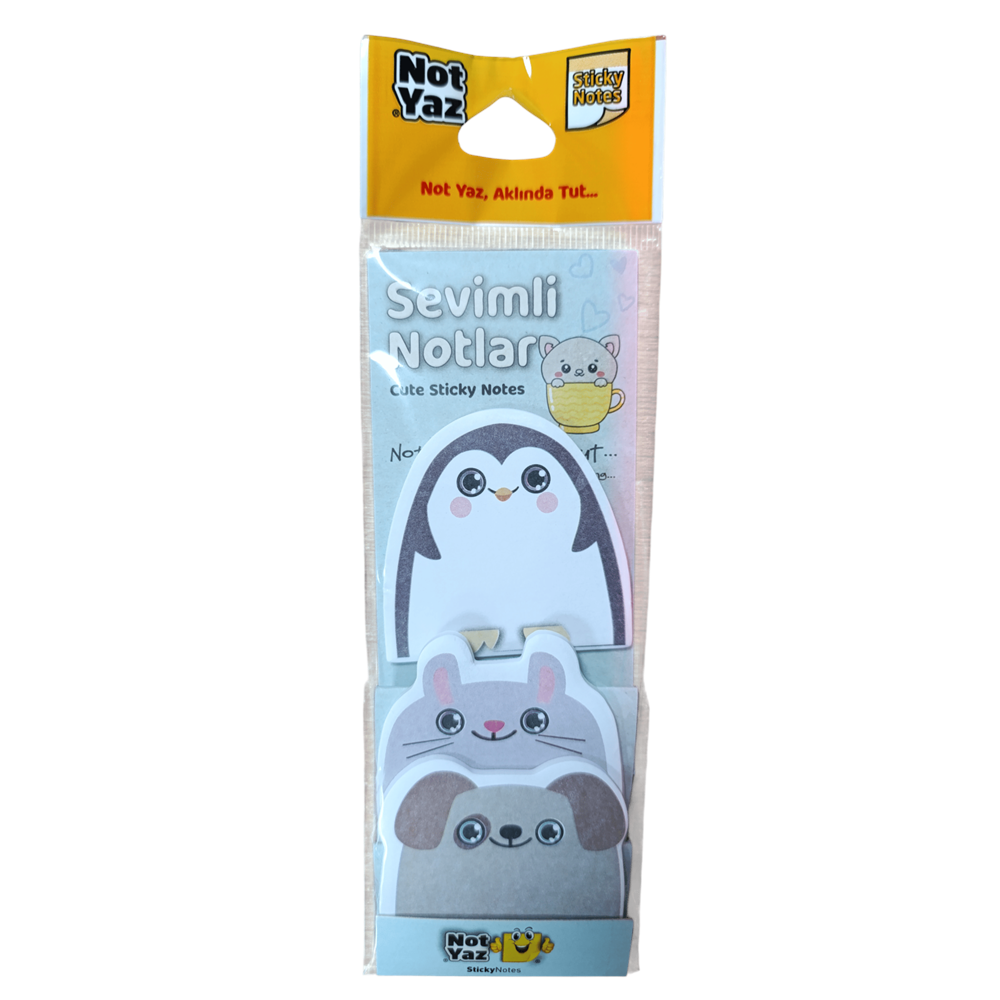NOTYAZ-SEVİMLİ NOTLAR MODEL 1 PKT*3