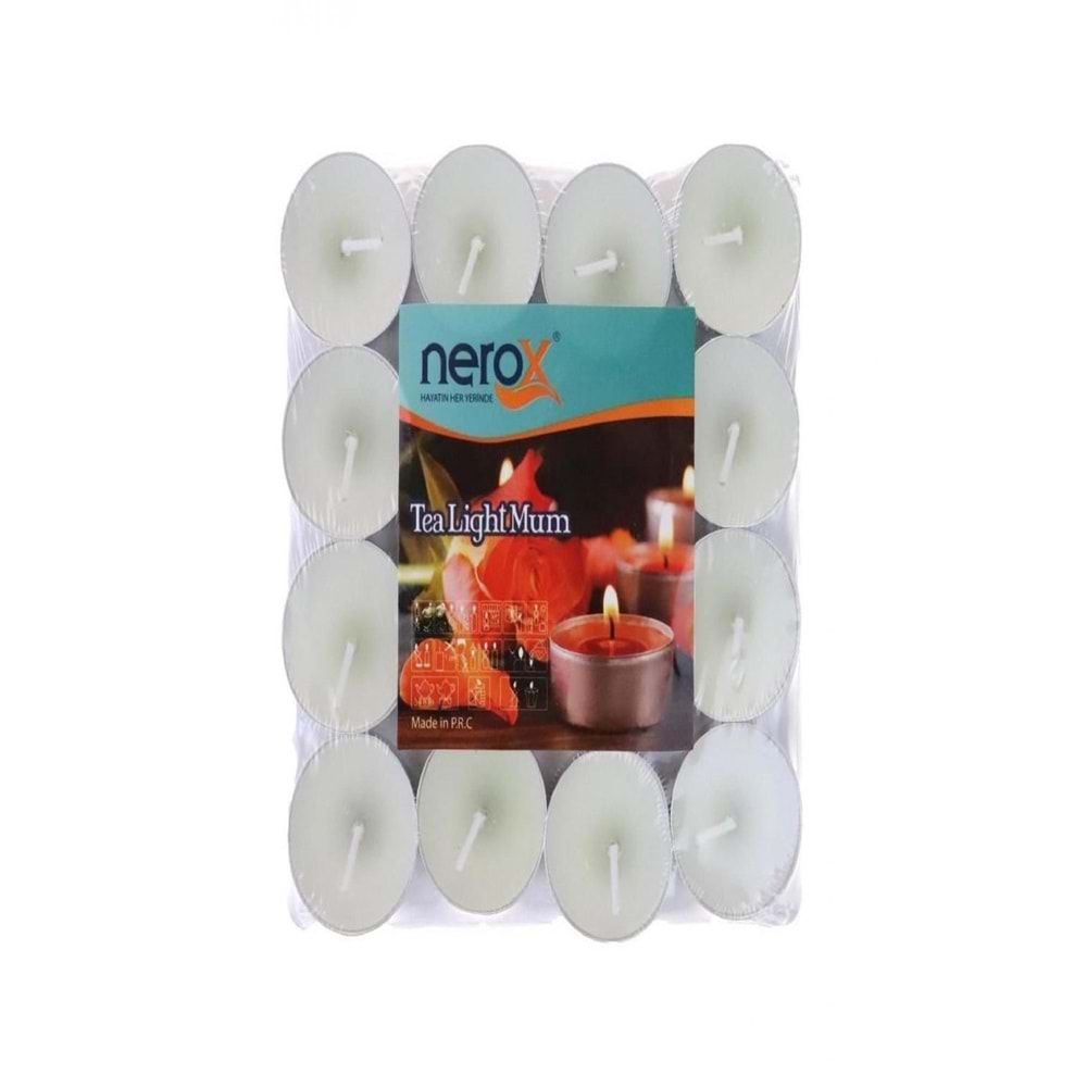 MUM NEROX TEALİGHT PKT*16-BEYAZ