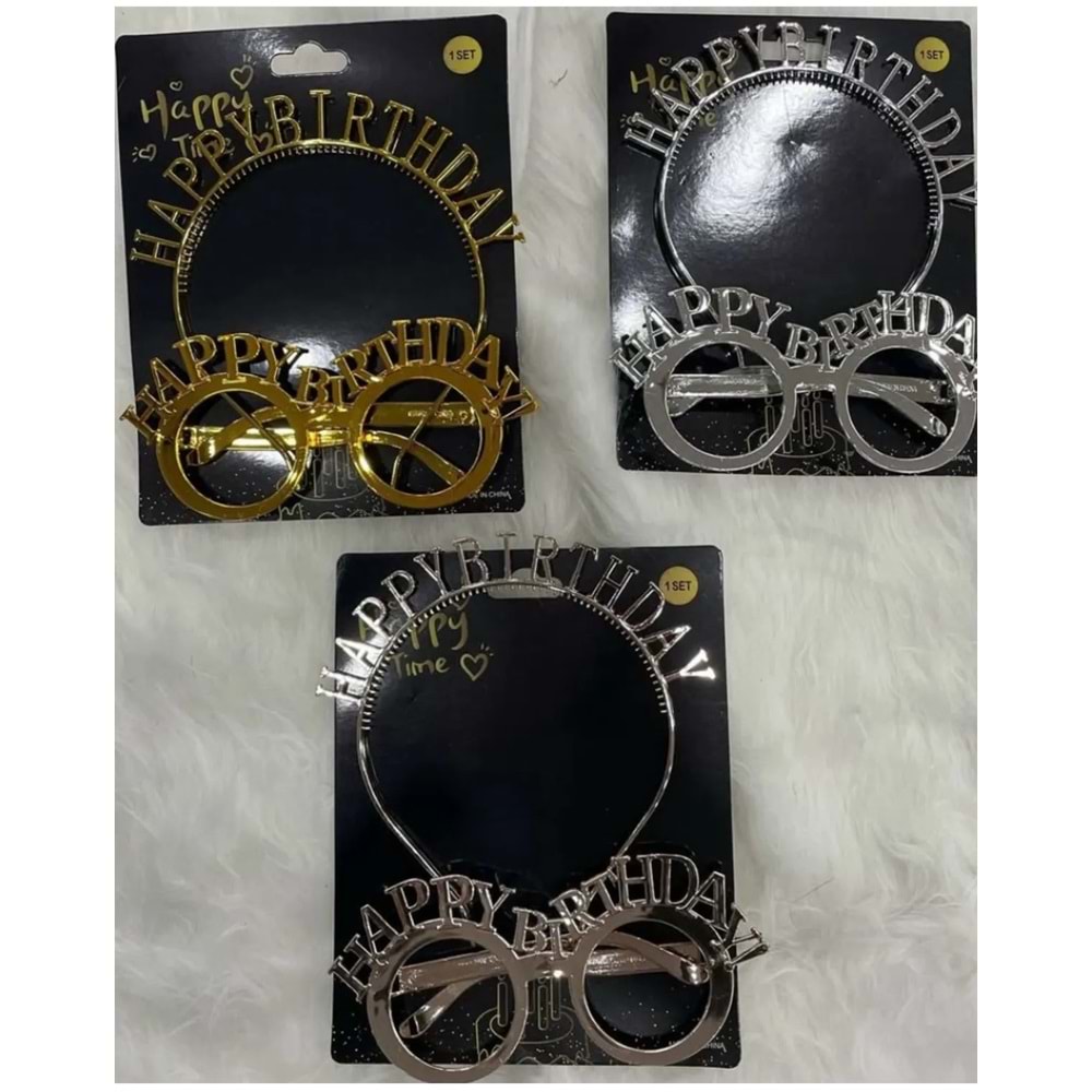 TAÇ GÖZLÜK SET PARTY BEAR*MİX