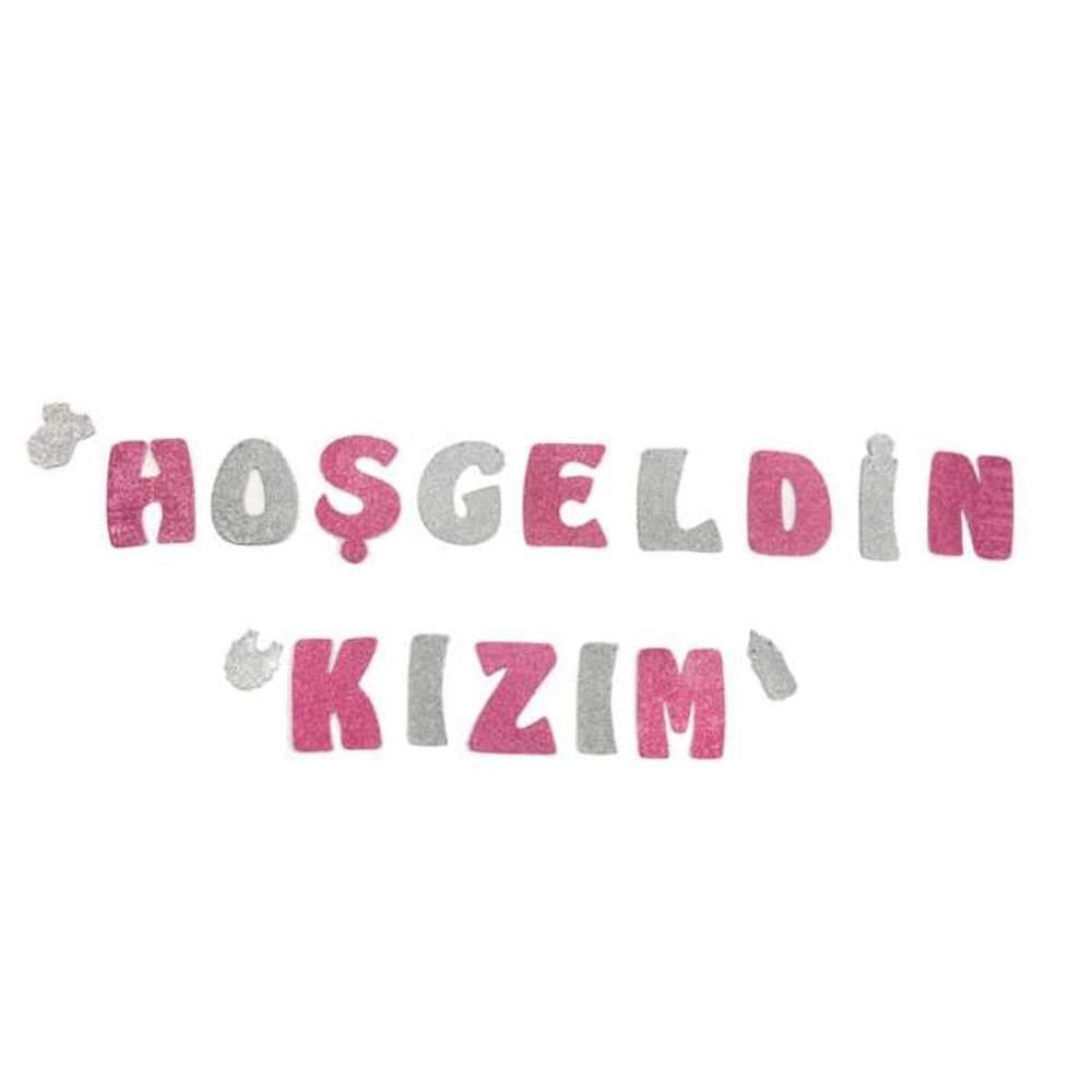 HOŞGELDİN KIZIM SİMLİ EVA*PEMBE-GÜMÜŞ