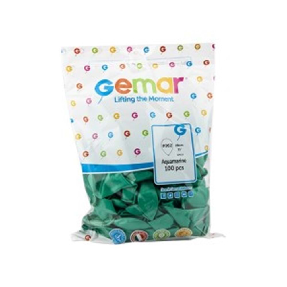 BALON-METALİK GEMAR PKT*100-YEŞİL