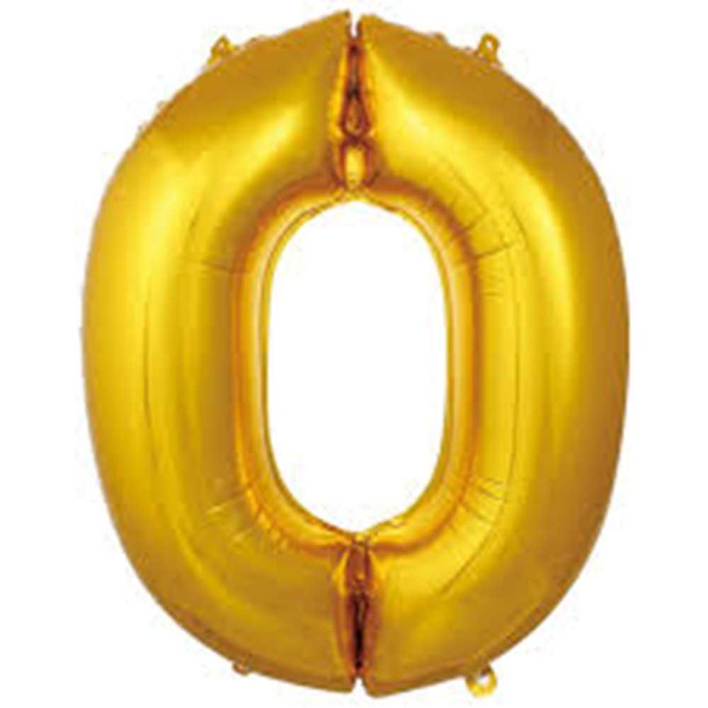 BALON FOLYO RAKAM*0 GOLD
