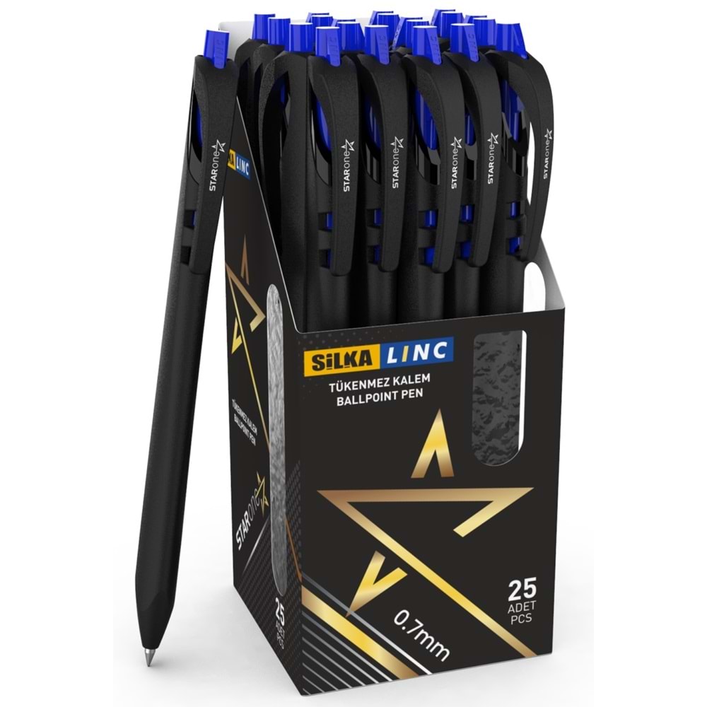 TÜKENMEZ KALEM-SİLKA LINC 0.7 PKT*25-MAVİ