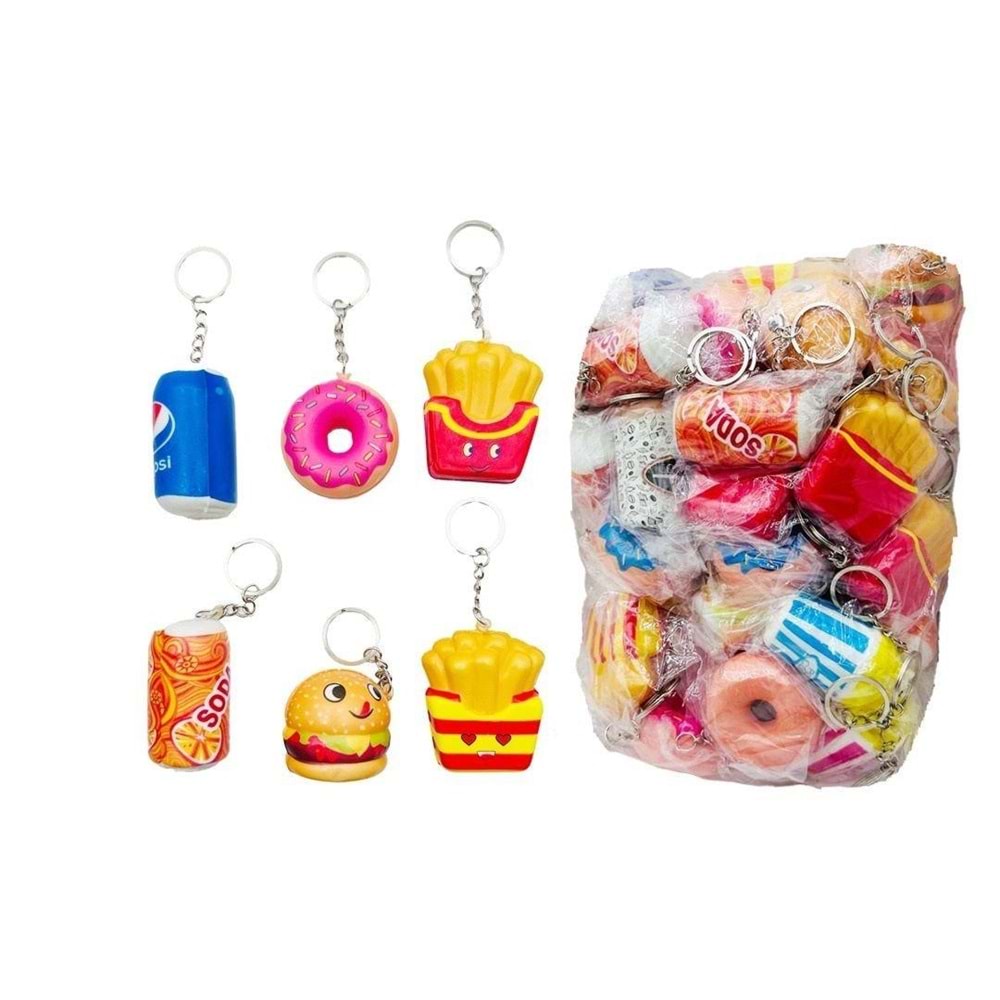 SQUİSHY-FAST FOOD FİGÜR PKT*36