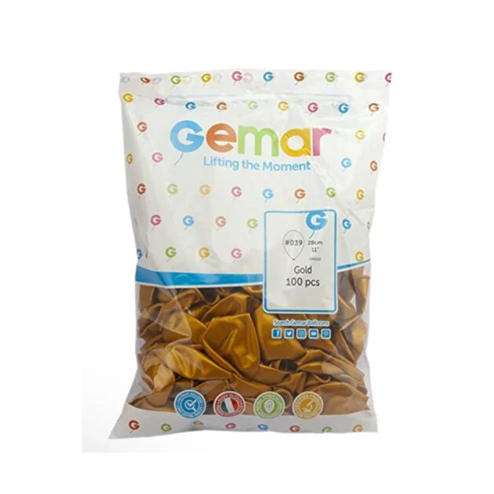BALON METALİK GEMAR PKT*100-GOLD