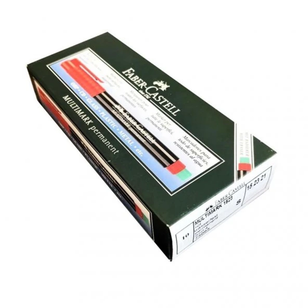 ASETAT KALEMİ-SİLGİLİ PKT*10 S-KIRMIZI