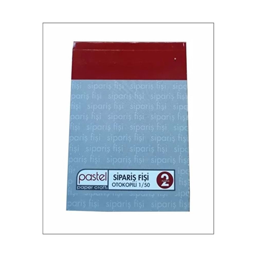 SİPARİŞ FİŞİ OTOKOPİLİ 1/50*A6