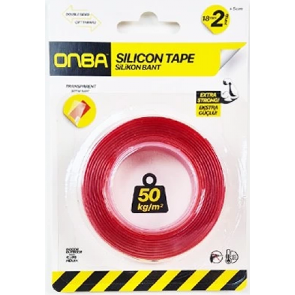 BANT-ONBA AKRİLİK SLİKON 18MM 2MT