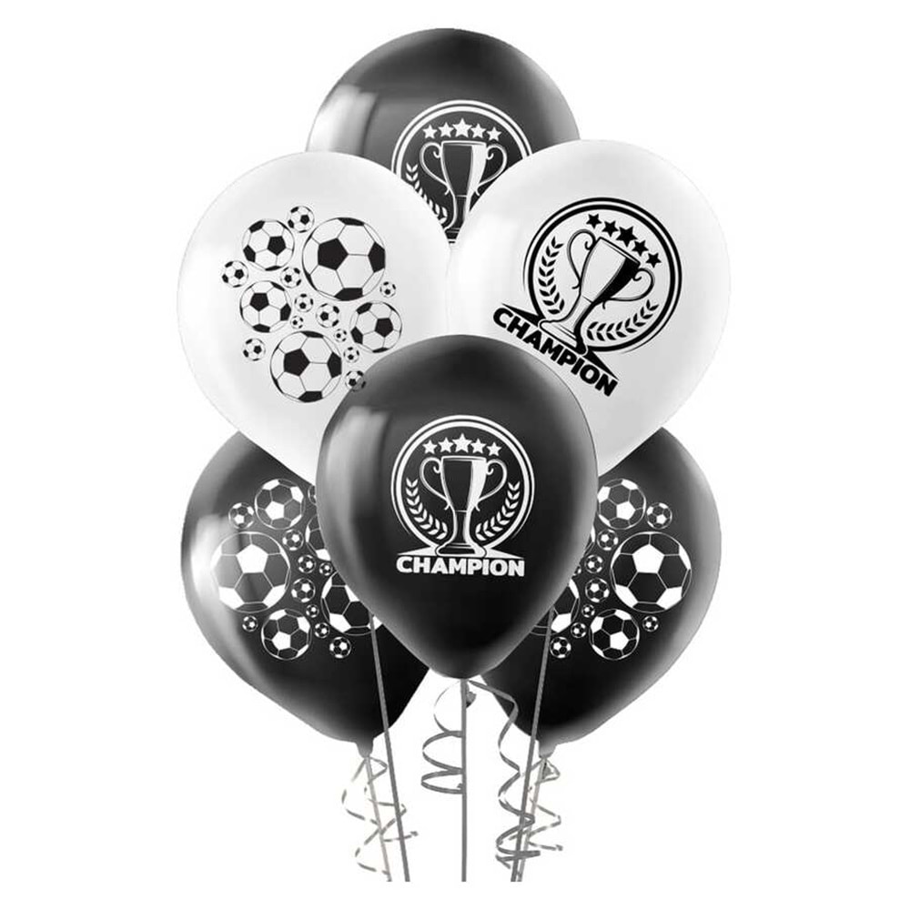 BALON-CHAMPİON KİKAJOY PKT*100-SİYAH BEYAZ