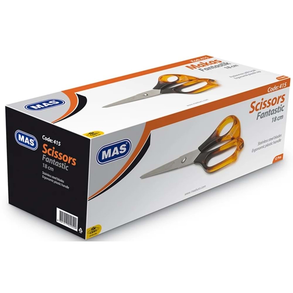 MAKAS-OFİS MAS PASLANMAZ ÇELİK-18CM
