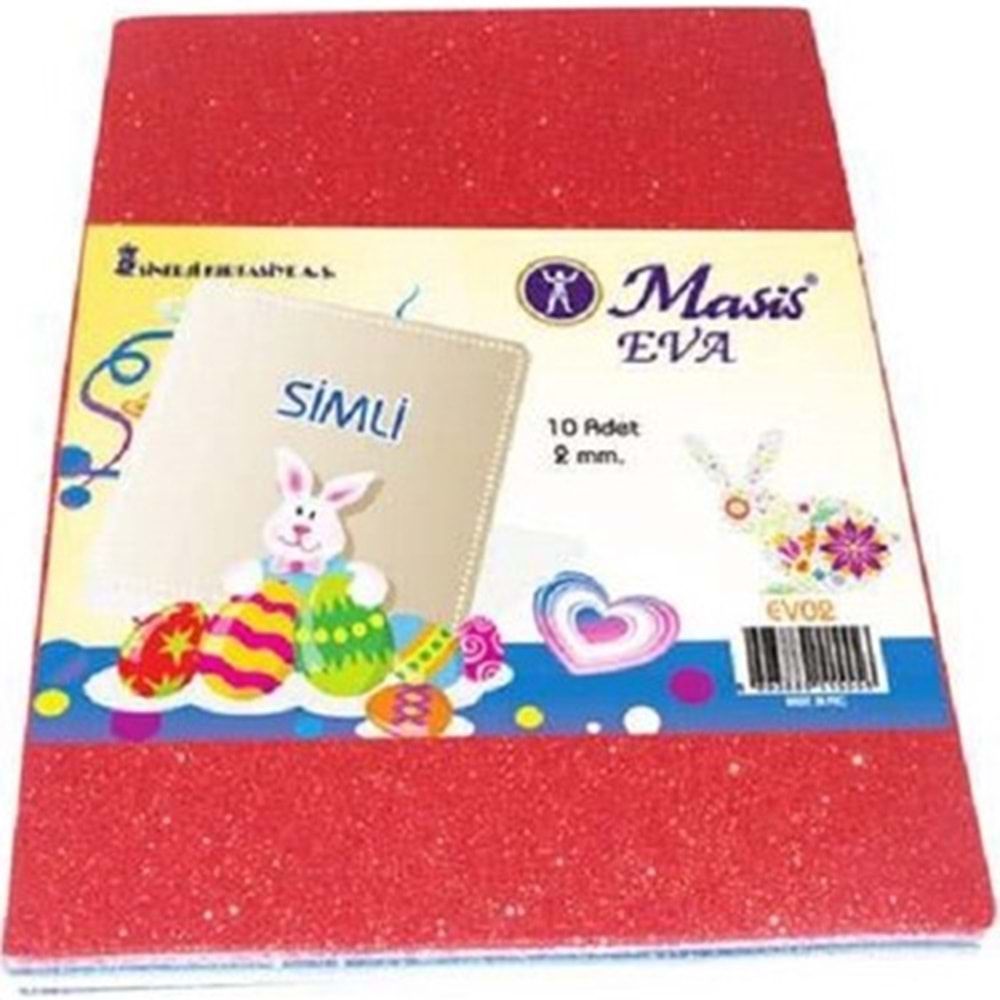 EVA 50x70-SİMLİ MASİS PKT*10-KIRMIZI