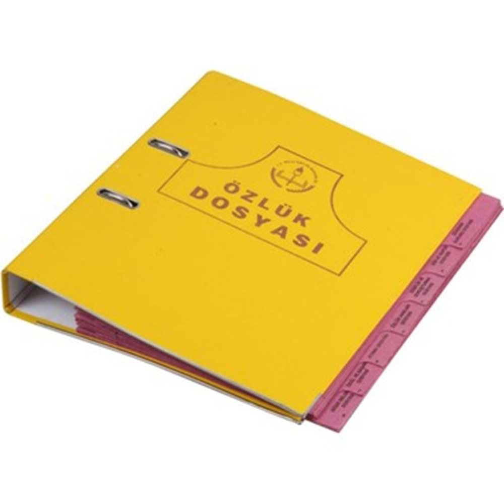 KLASÖRLÜ ÖZLÜK DOSYASI*8 DOSYA