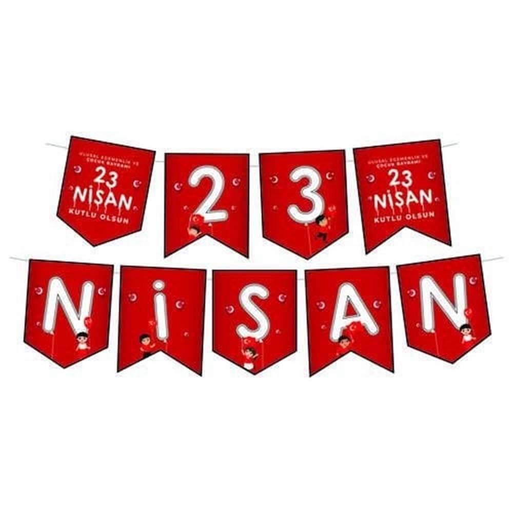 23 NİSAN-YAZI ZİKZAK PKT*10