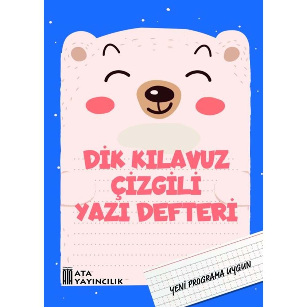 ATA YAY-DEFTER GÜZELYAZI DİK--KILAVUZ*KÜÇÜK BOY